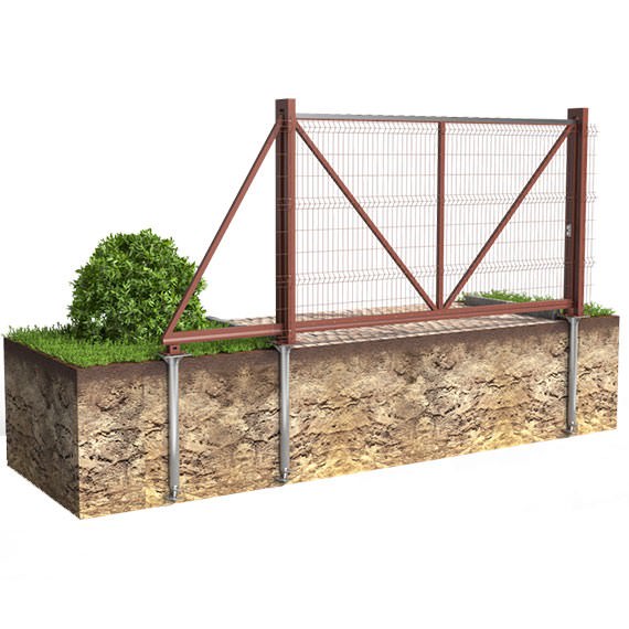 Сваи для ворот и калиток – купить в Симферополе | Цены с установкой